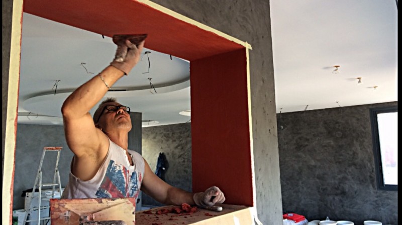 Décoration d’une grande maison à Carry-le-Rouet.